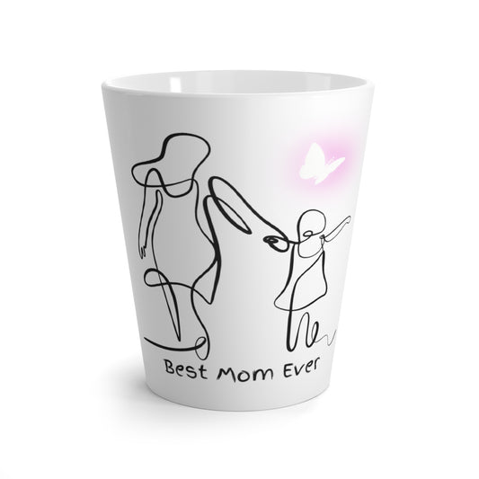 Butterfly Mom Latte Mug